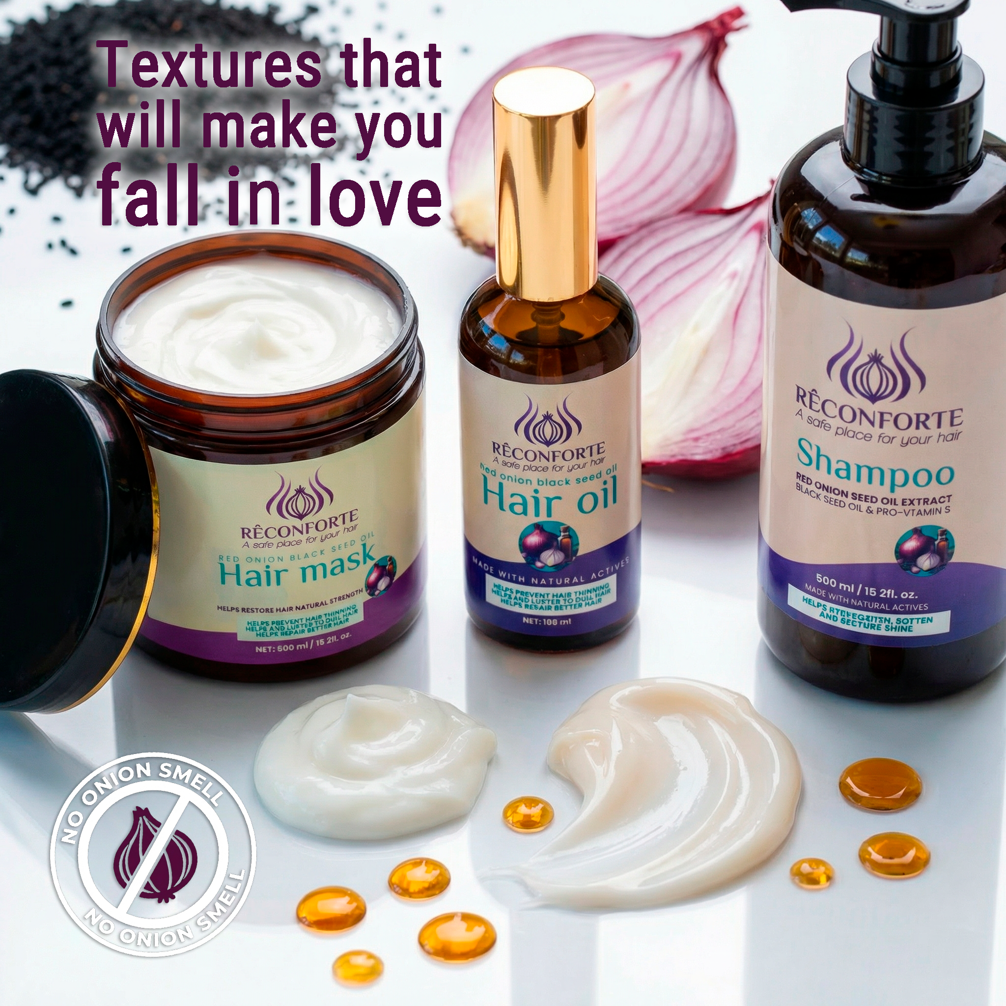 Rêconforte<span style="font-size: 45%; position: relative; top: -1.0em; left: 2px;">&reg;</span> Hair Care Full Set