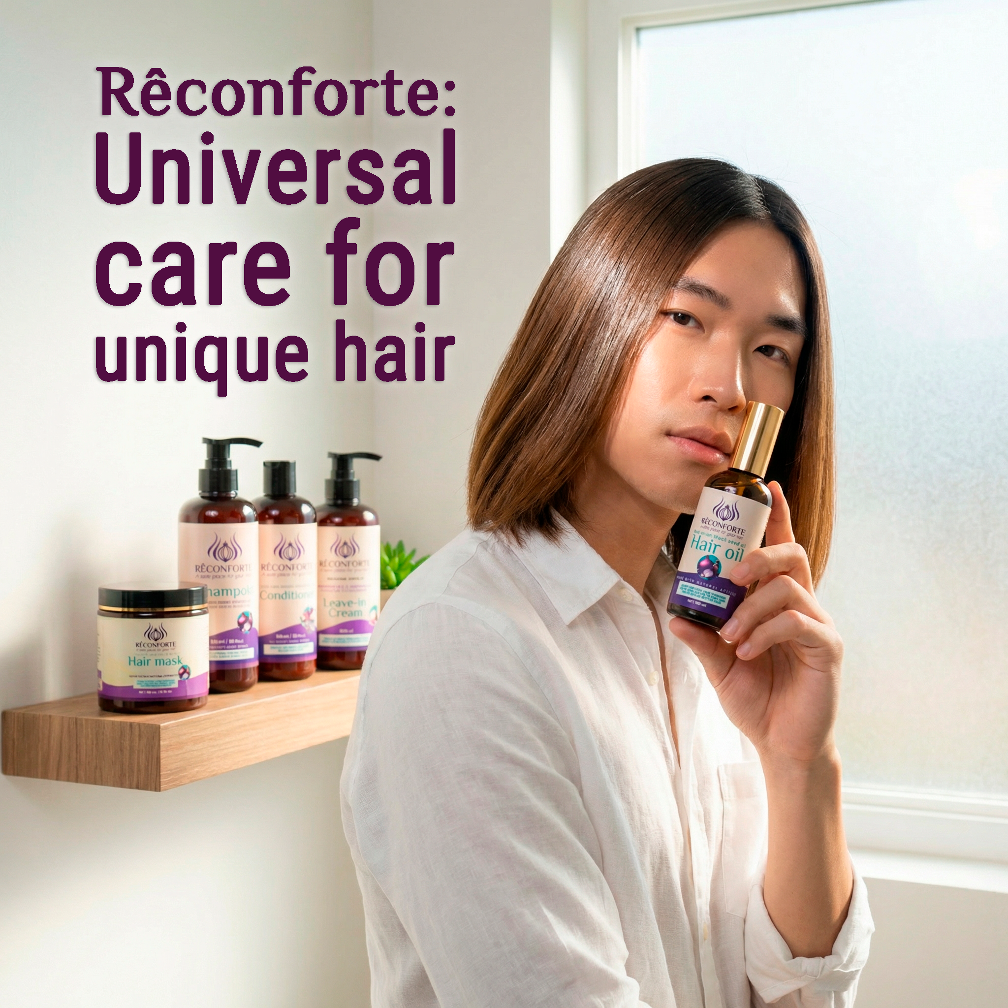 Rêconforte<span style="font-size: 45%; position: relative; top: -1.0em; left: 2px;">&reg;</span> Hair Care Full Set