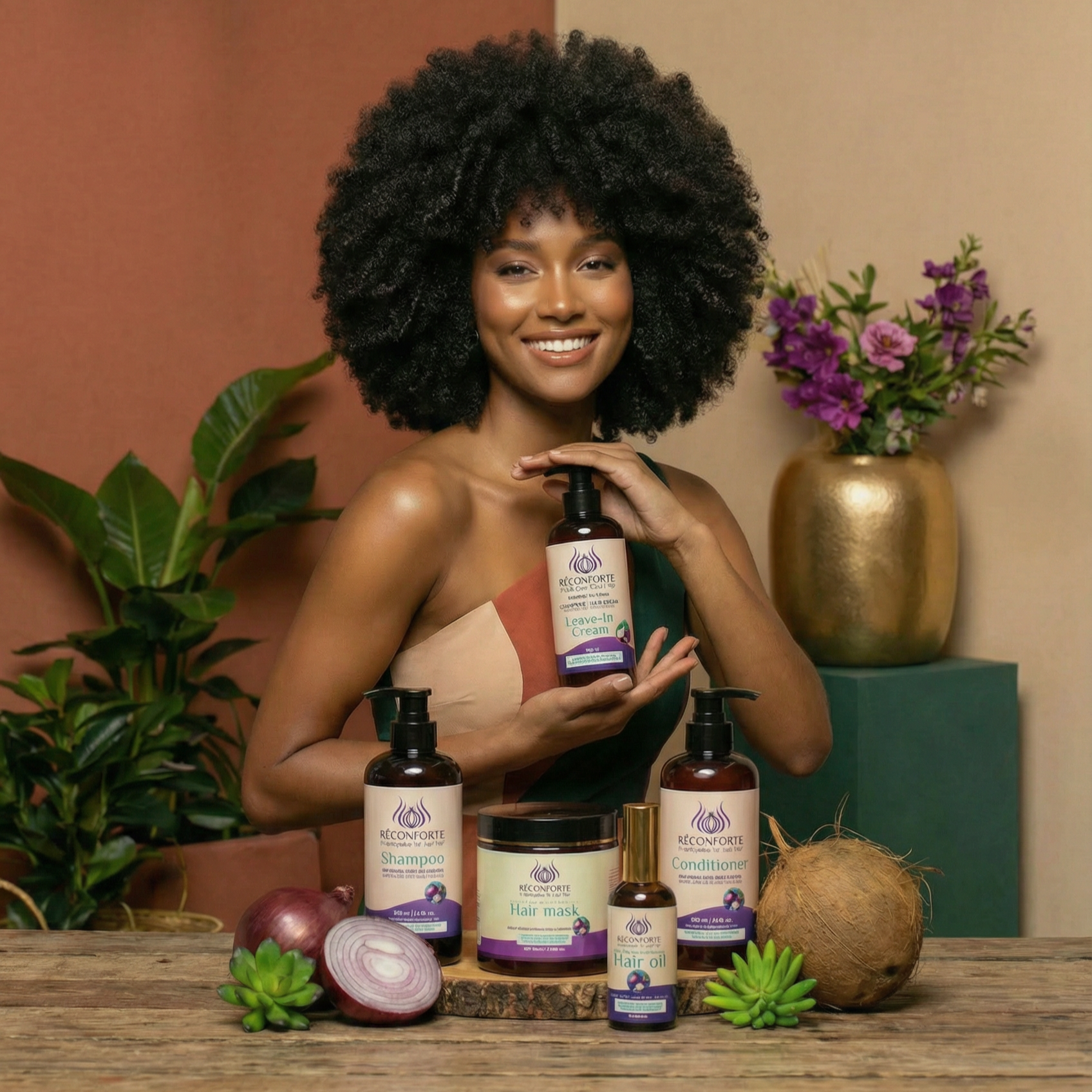 Rêconforte<span style="font-size: 45%; position: relative; top: -1.0em; left: 2px;">&reg;</span> Hair Care Full Set