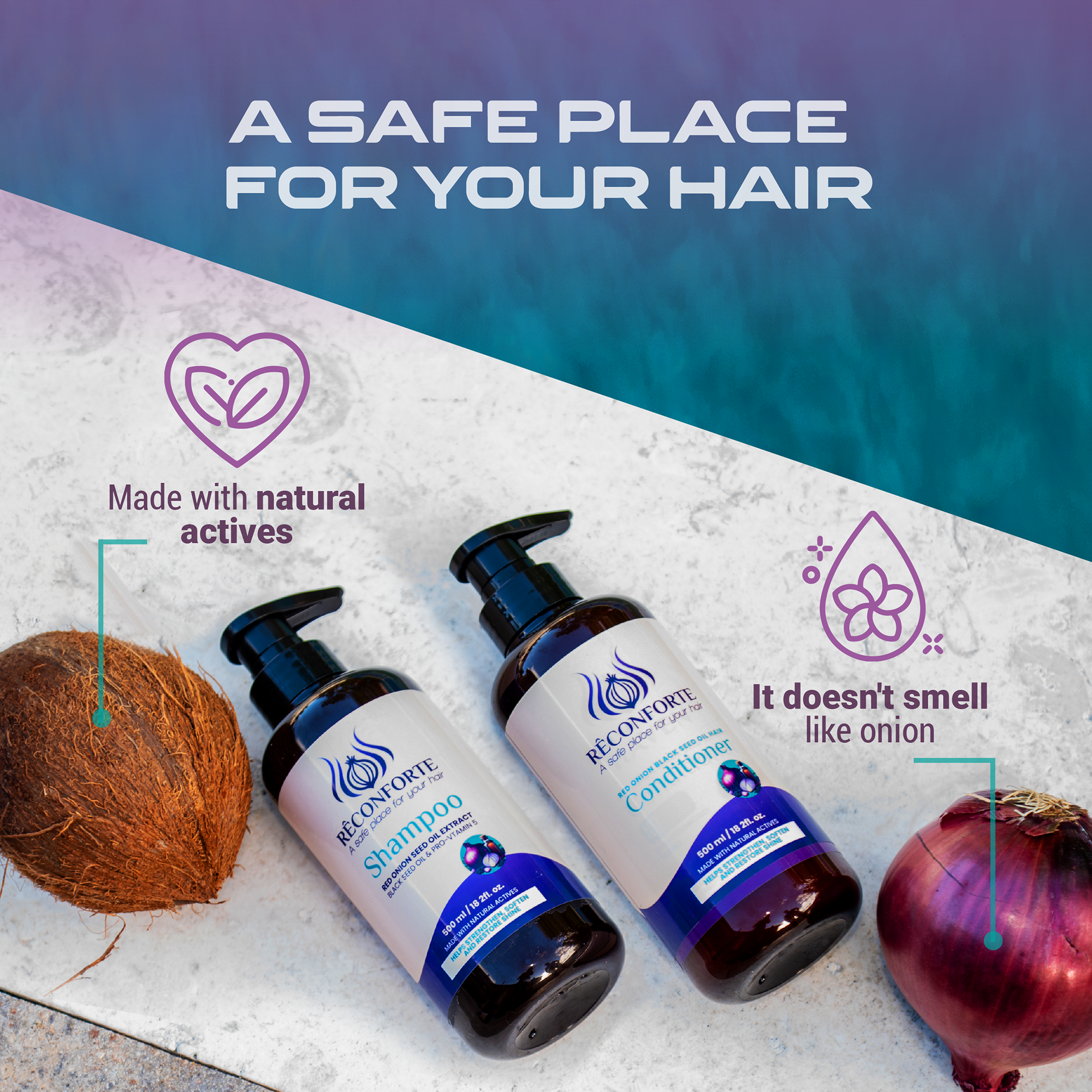 Shampoo & Conditioner Set 18.2 fl oz. E/O