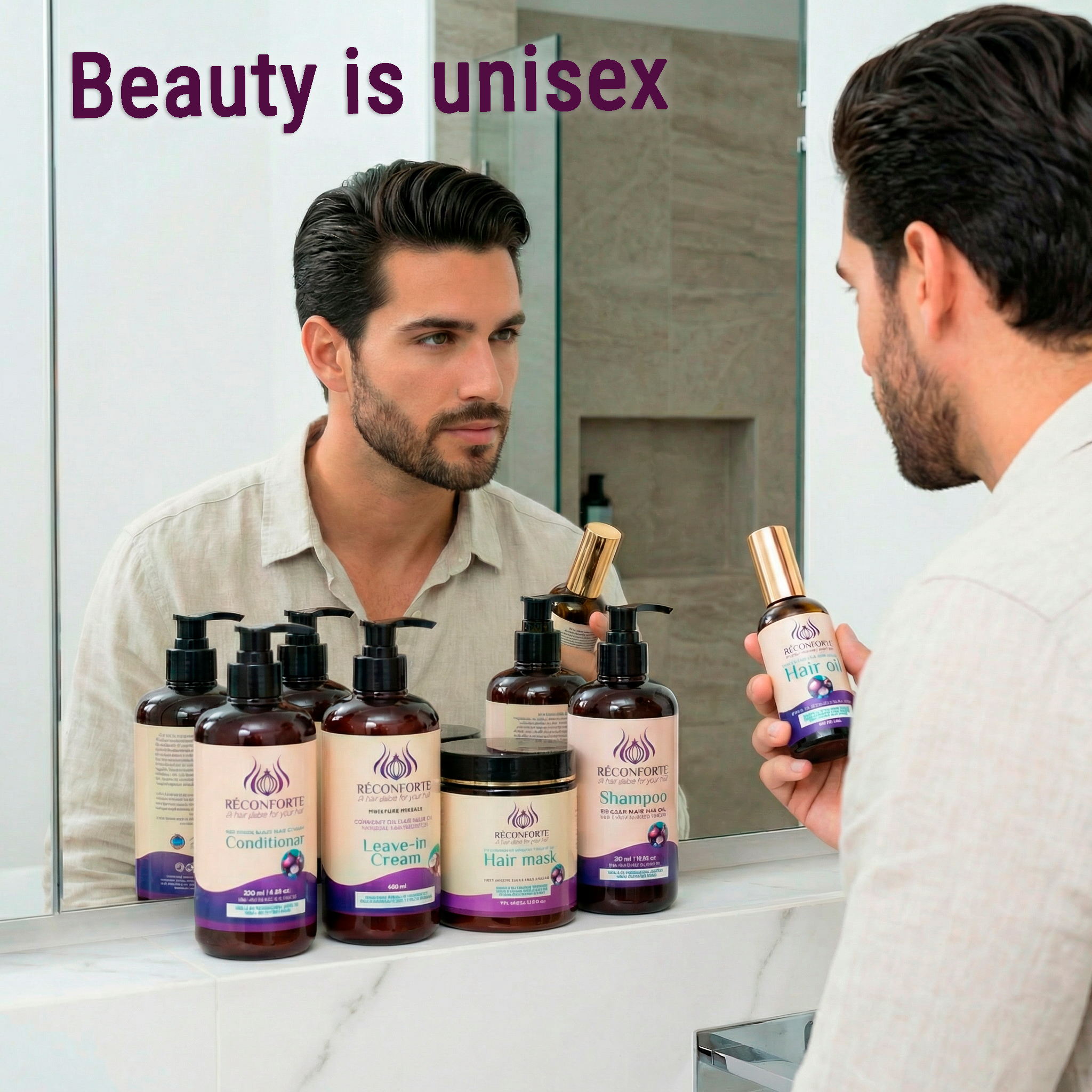 Rêconforte<span style="font-size: 45%; position: relative; top: -1.0em; left: 2px;">&reg;</span> Hair Care Full Set