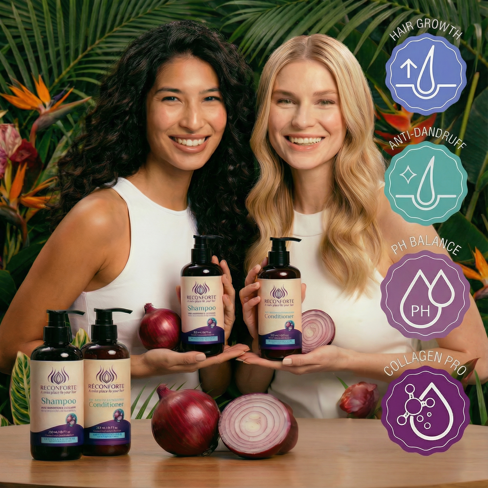 Rêconforte<span style="font-size: 45%; position: relative; top: -1.0em; left: 2px;">&reg;</span> Shampoo & Conditioner Set