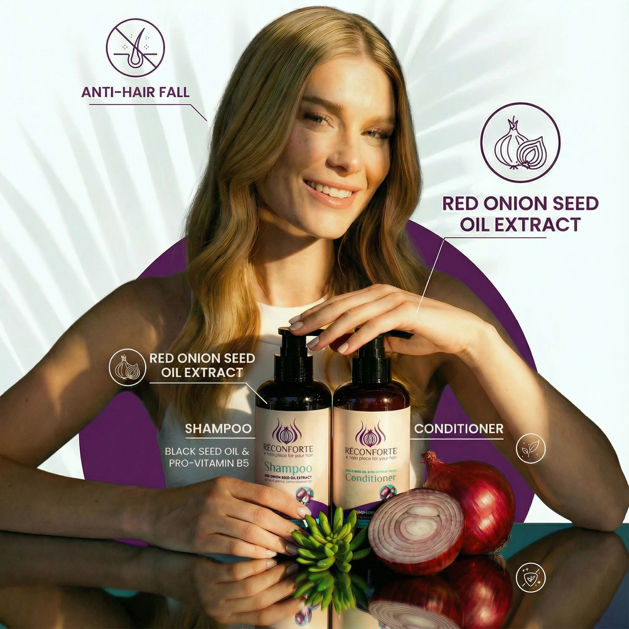 Rêconforte<span style="font-size: 45%; position: relative; top: -1.0em; left: 2px;">&reg;</span> Shampoo & Conditioner Set